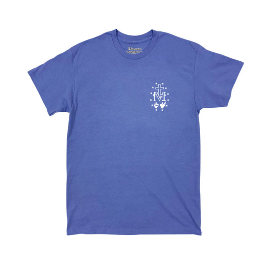 Miraculous Medal t-shirt in Violet